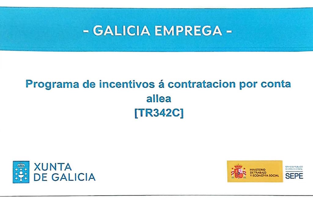Programa de incentivos á contratación por conta allea